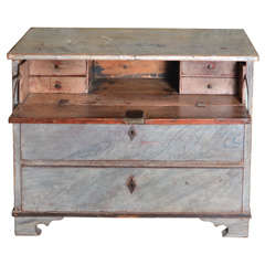 Gustavian Small Chest of Drawers With Lift Top