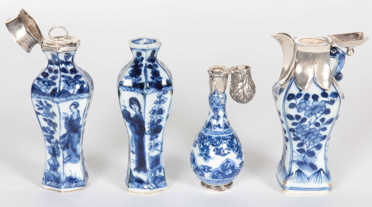 Four Miniature Chinese Export Vases 2