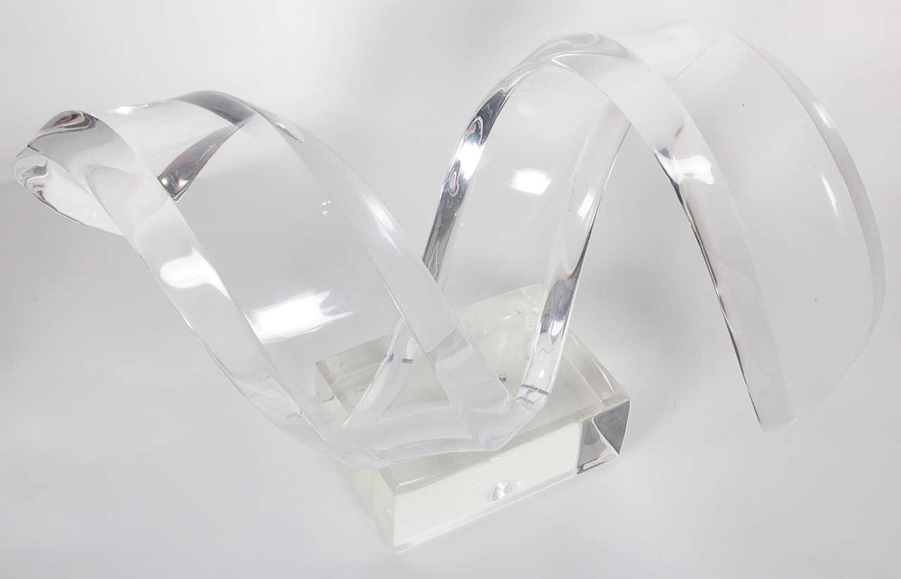 Lucite Sculpture by Van Teal For Sale 1