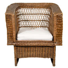 Stickley Wicker Chair