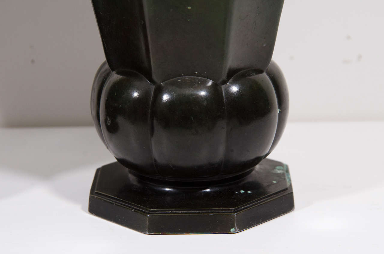 Just Andersen Bronze Vases In Good Condition In New York, NY