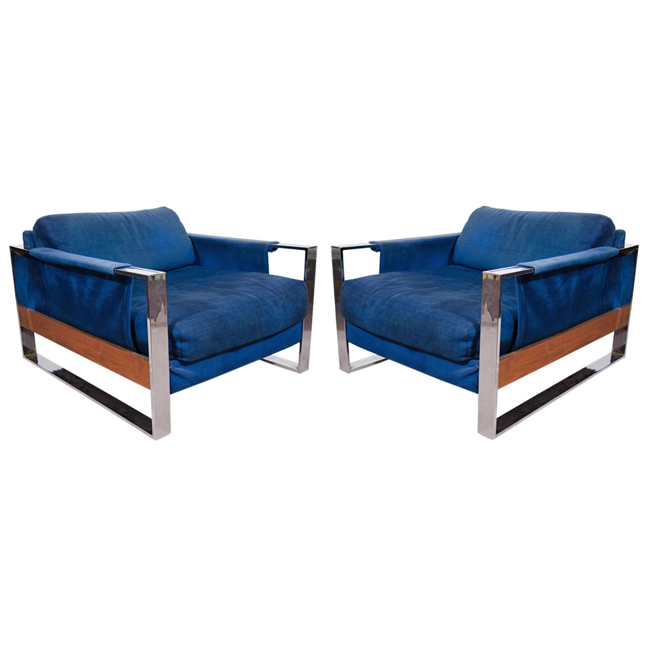 A Mid Century Pair of Craft Arm Chairs