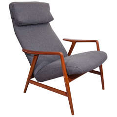 Mid Century Reclining Lounge Chair by Dux