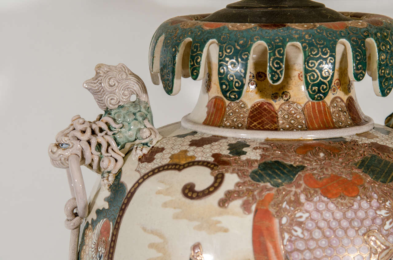 antique japanese lamps