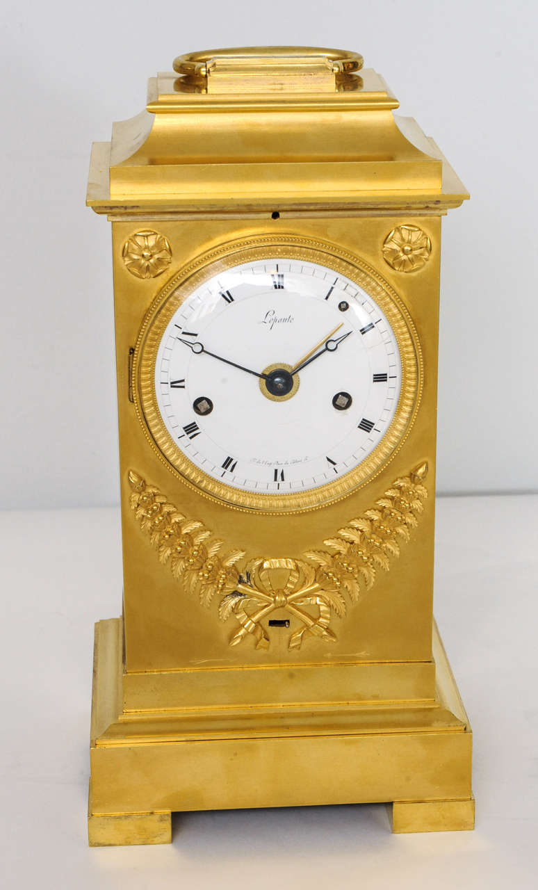Hightly important  Early 19th Century carriage clock by  Lepaute