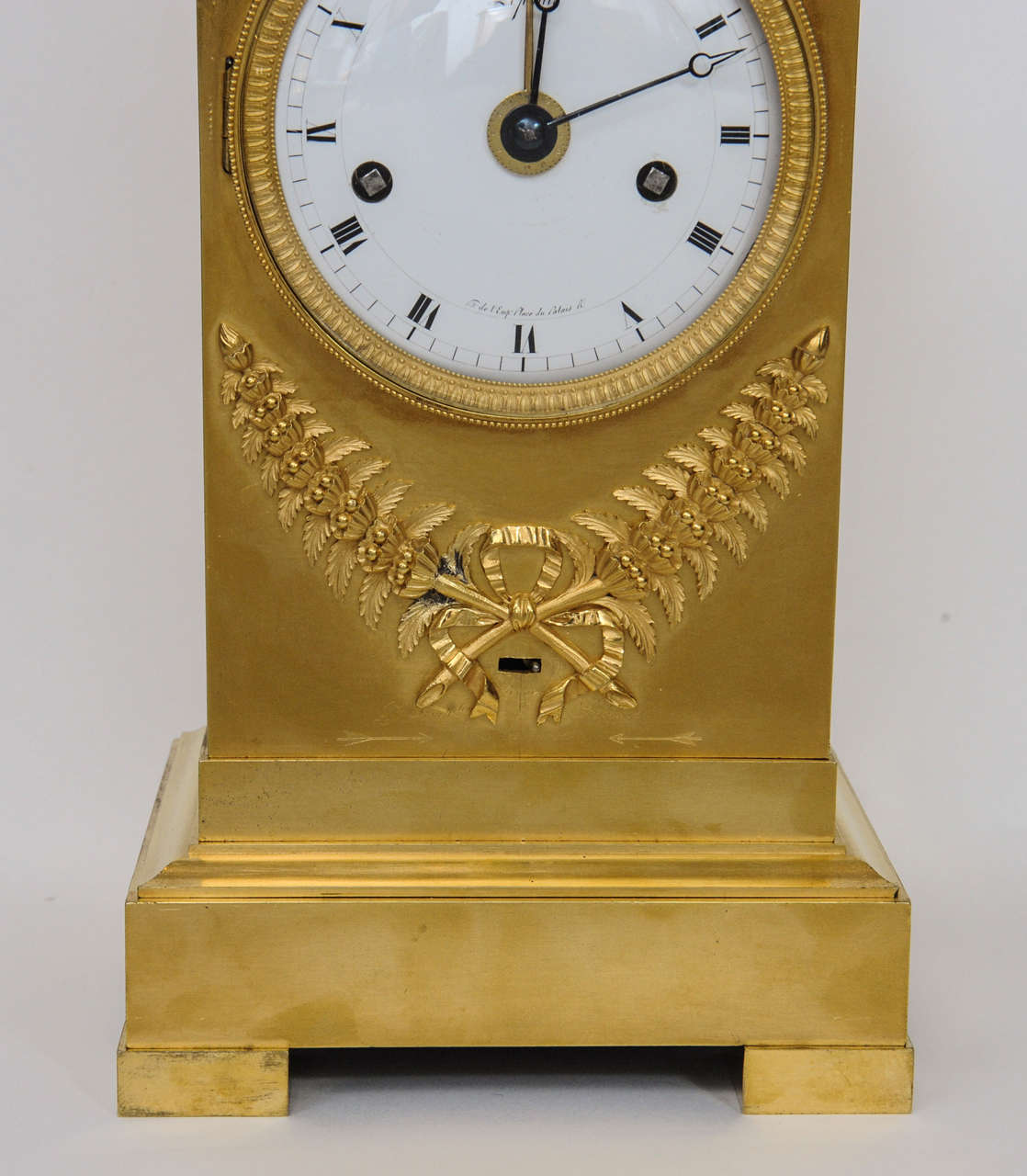 Empire Imposing Early 19th Century Lepaute Traveling Clock  For Sale