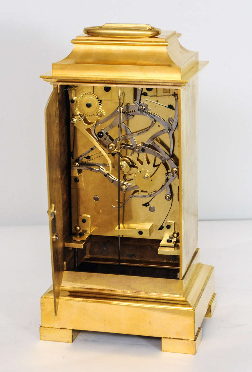 Imposing Early 19th Century Lepaute Traveling Clock  In Good Condition For Sale In Amsterdam, Noord Holland