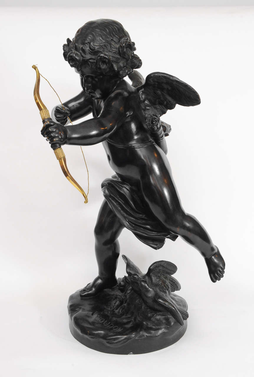 A French bronze sculpture of Cupid, circa 1880 For Sale 2
