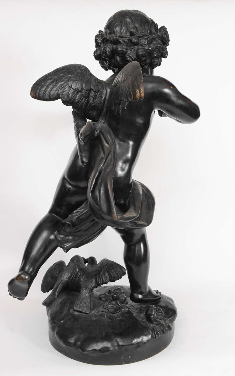 A French bronze sculpture of Cupid, circa 1880 For Sale 4