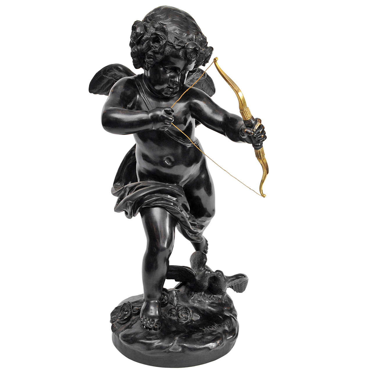 A French bronze sculpture of Cupid, circa 1880 For Sale