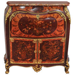 A famous rosewood and amaranth marquetry 'secrétaire à abattant'