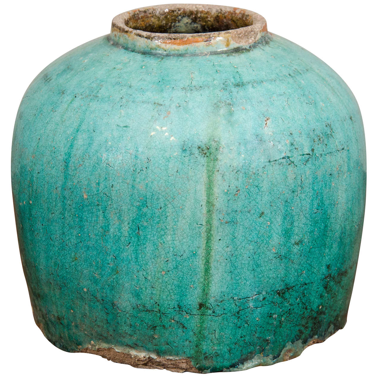 19th Century Chinese Earthenware Jar at 1stDibs