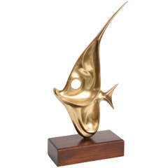 Brass Fish Sculpture