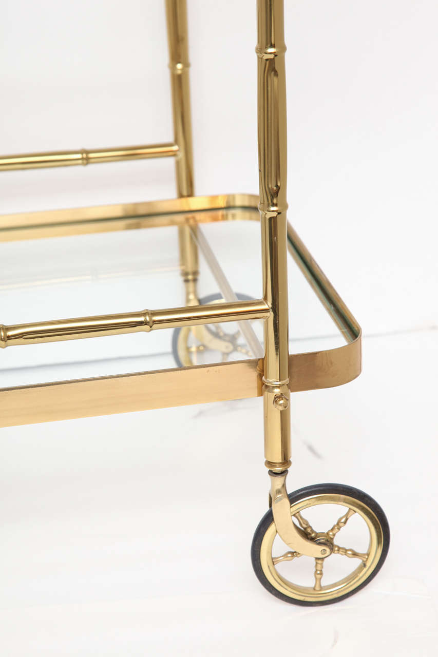 Italian Bar Cart, Brass