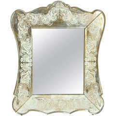 Verre Églomisé Vanity Mirror by New Era Glass