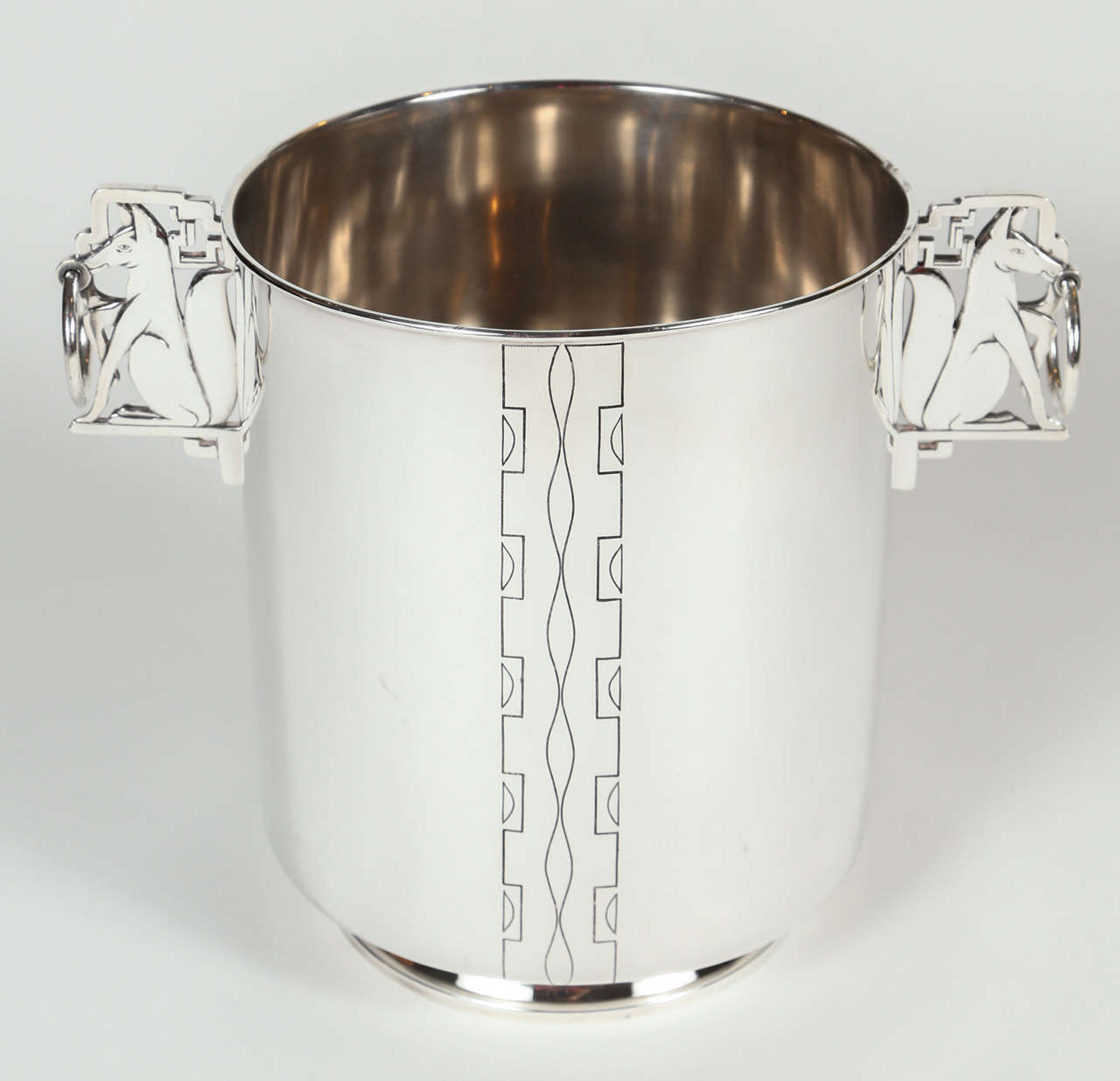 Silver Plated Art Deco Ice Bucket