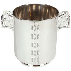 Vintage Silver Plated Art Deco Ice Bucket