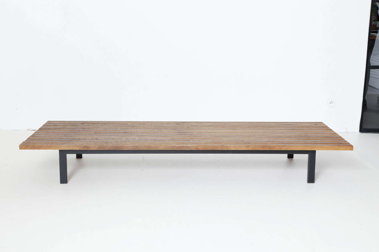 Charlotte Perriand Bench, France, circa 1959-1963