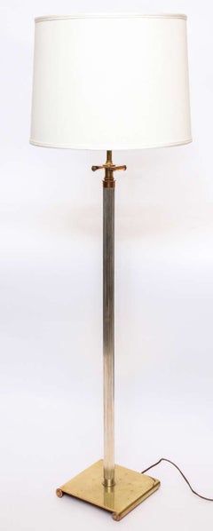 Floor Lamp Classical Modern brass height adjusts America 1930's