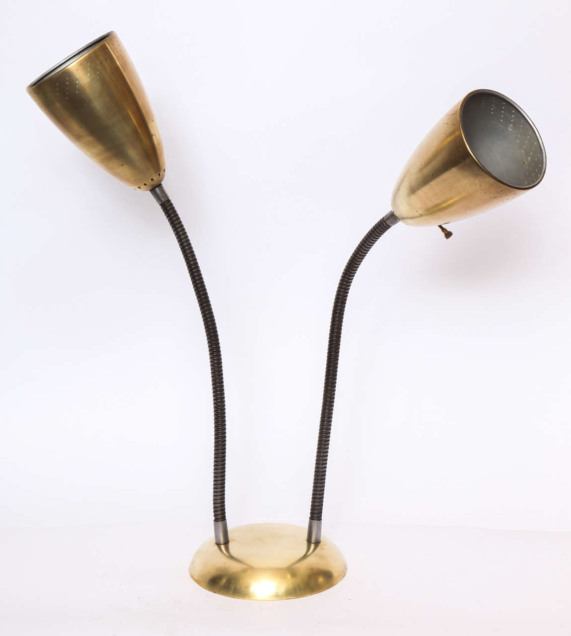 Mid-Century Modern 1940s American Modernist Articulated Table Lamp by Kurt Versen