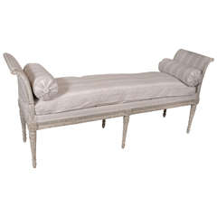 Late 19th Century Painted Bench