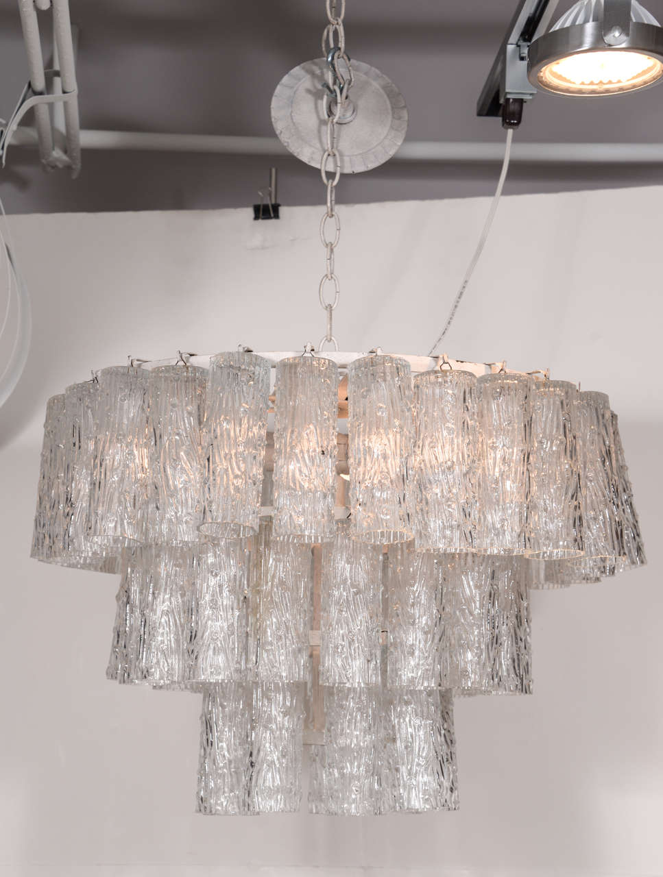 Mid-Century Murano Chandelier by Aureliano Toso