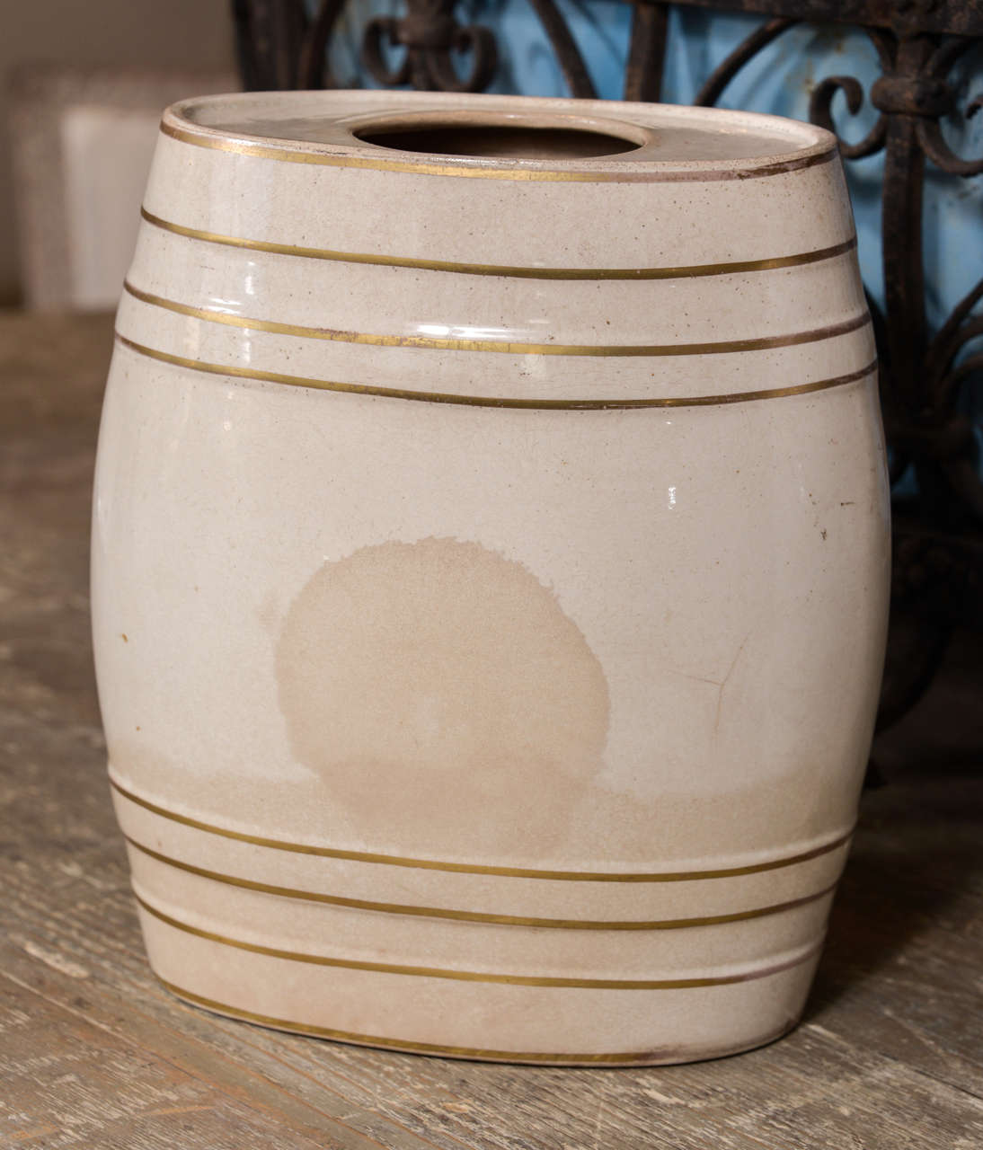 Set of Three 19th Century Ironstone Spirit Barrels 2