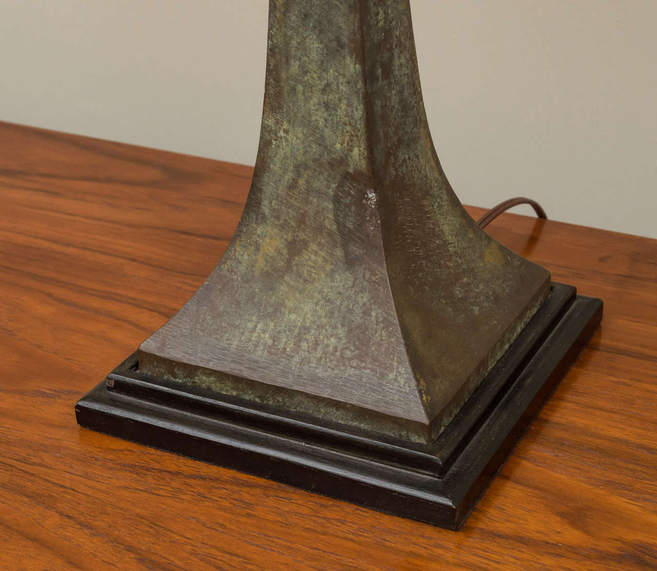 Stewart Ross James Bronze Lamp for Hansen In Excellent Condition In San Francisco, CA