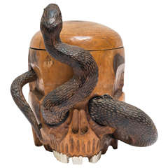 Antique Skull Humidifier from Japan