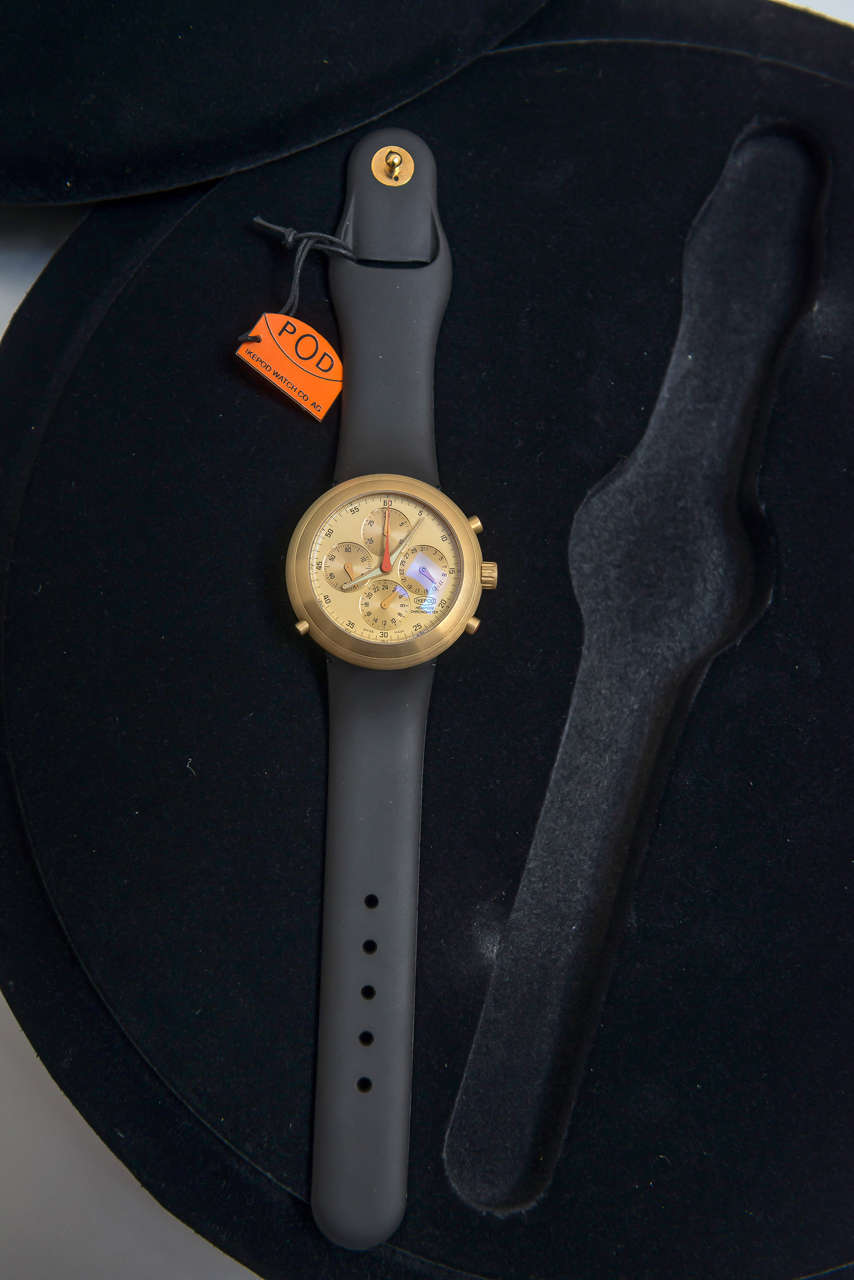 Ikepod Gold Automatic Chronograph