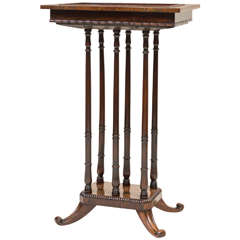 Antique 19th C. Regency Rosewood Pedestal Jardinere