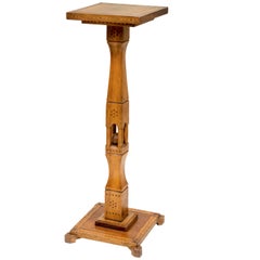 American Folk Art Pedestal Stand