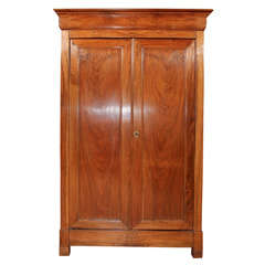 French Louis Philippe Walnut Armoire