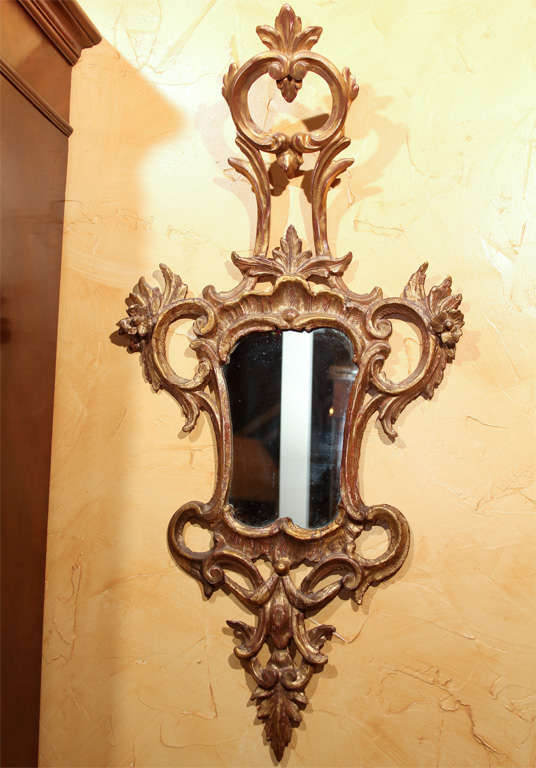 Italian Rococo Style Gilt Mirror