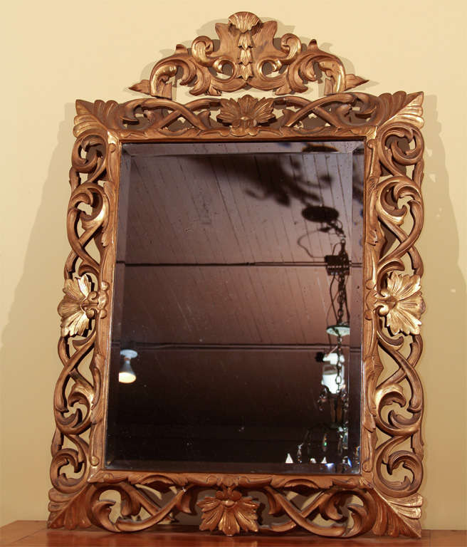 French Carved Gilt Mirror