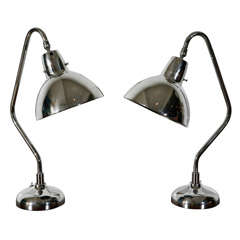 Pair Of Rare Apollo Electric Co. Table Lamps