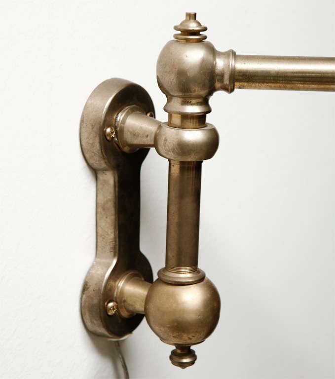 Brass Swing Arm Reading Sconce 1