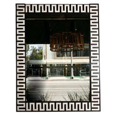 Vintage Greek Key Mirror