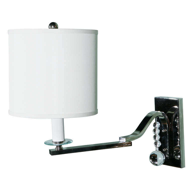 Paul Marra Swing-Arm Sconce For Sale