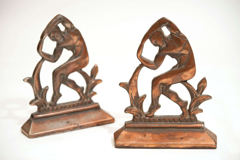 Stylized Deco Bookends