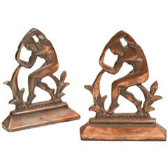 Stylized Deco Bookends