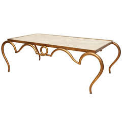 Gild Wrought Iron Coffee Table