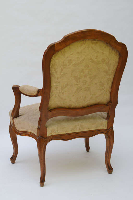 Greek Fine Pair of Saridis Louis XV Fauteuils a La Reine