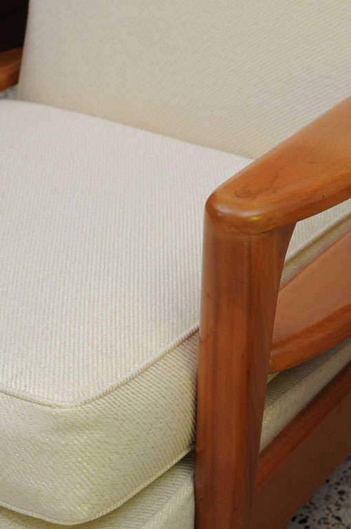Grand Streamline Modern Heywood Wakefield Lounge Chair 1