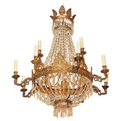 PERIOD FRENCH EMPIRE CHANDELIER
