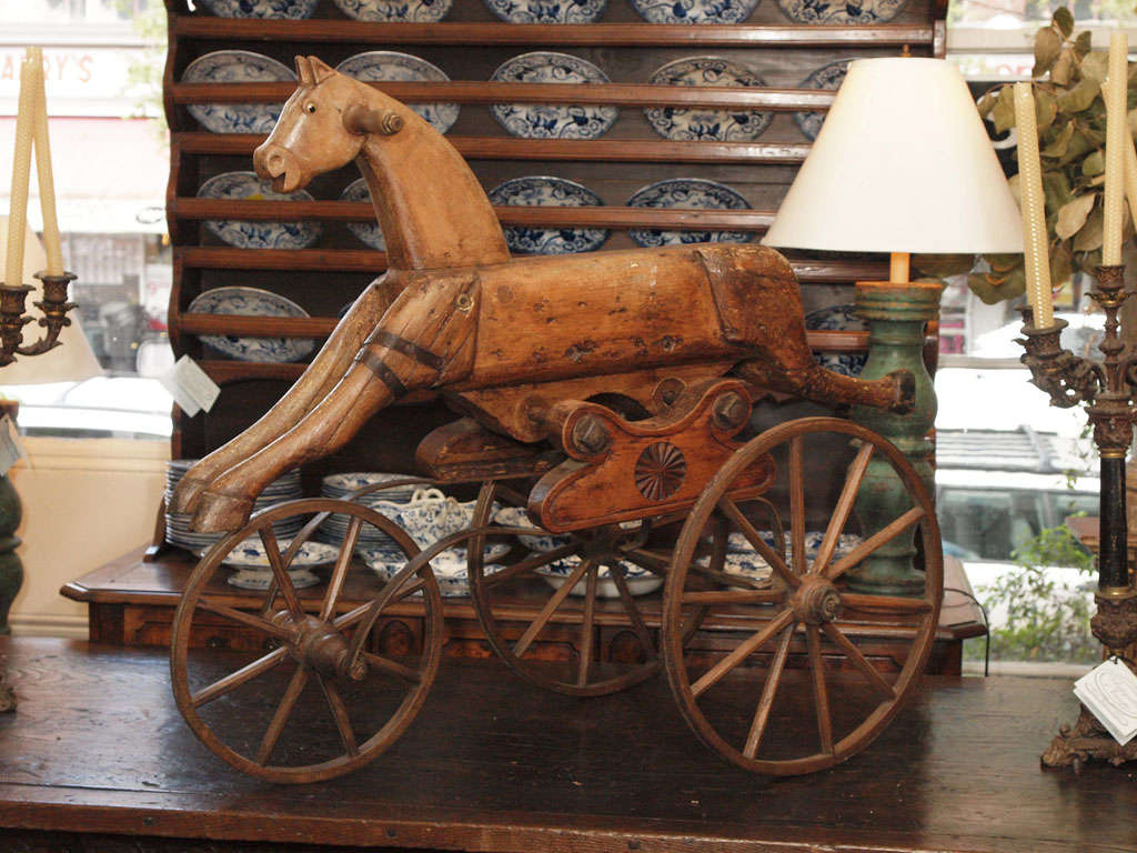 Early 19th Century Wooden Horse