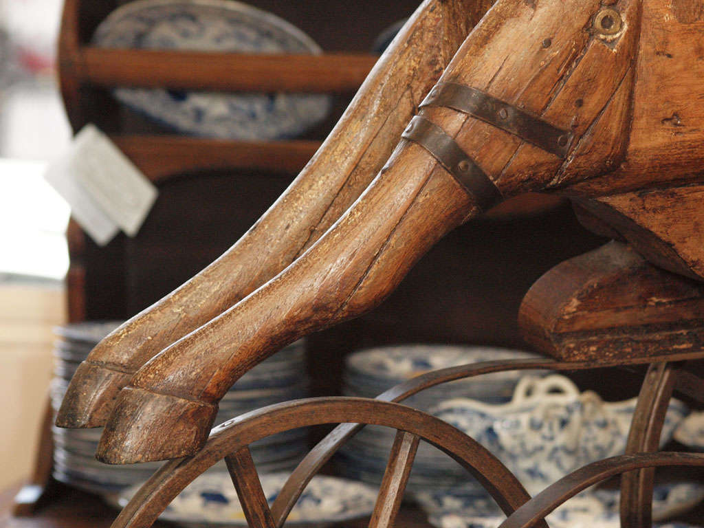 19th Century Wooden Horse For Sale 1