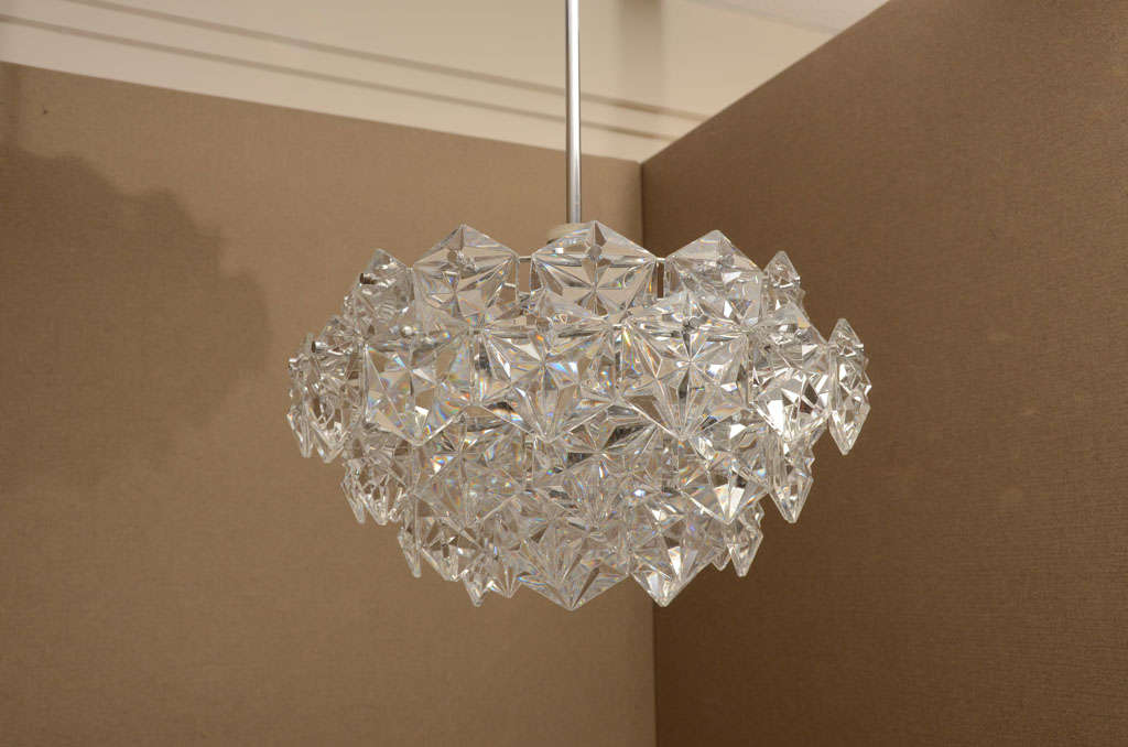 5 Tier Kinkeldey Star Prism Chandelier