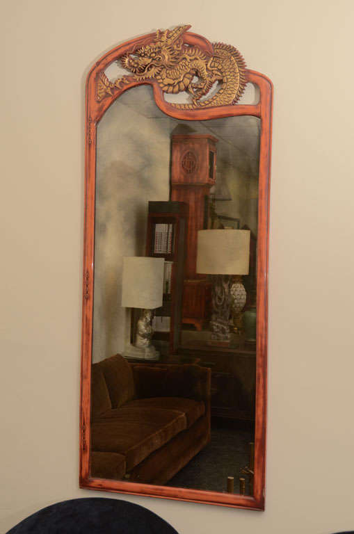 Asiatisch inspirierter Spiegel von James Mont