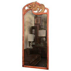 Asian inspired mirror by James Mont
